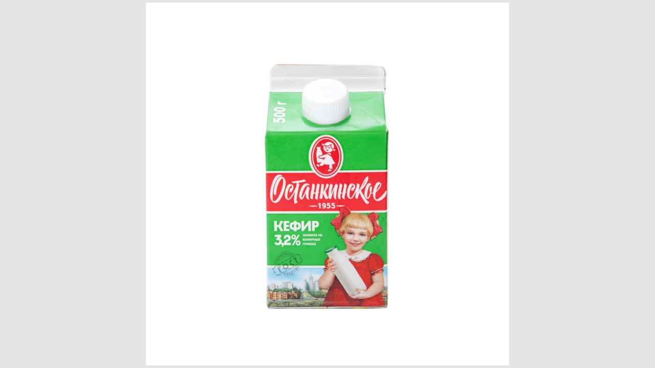 Кефир 3,2% жирности «Останкинское 1955»