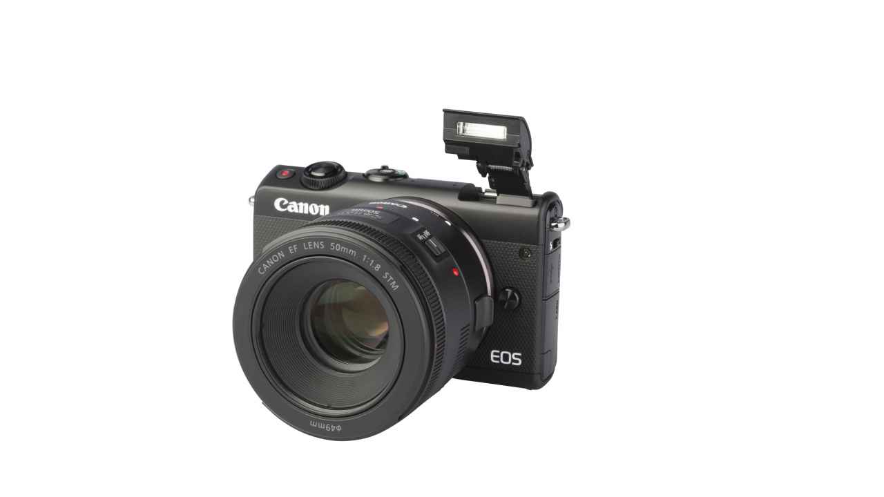 Canon EOS M100 + MOUNT ADAPTER EF-EOS M + EF 50mm 1:1.8 STM