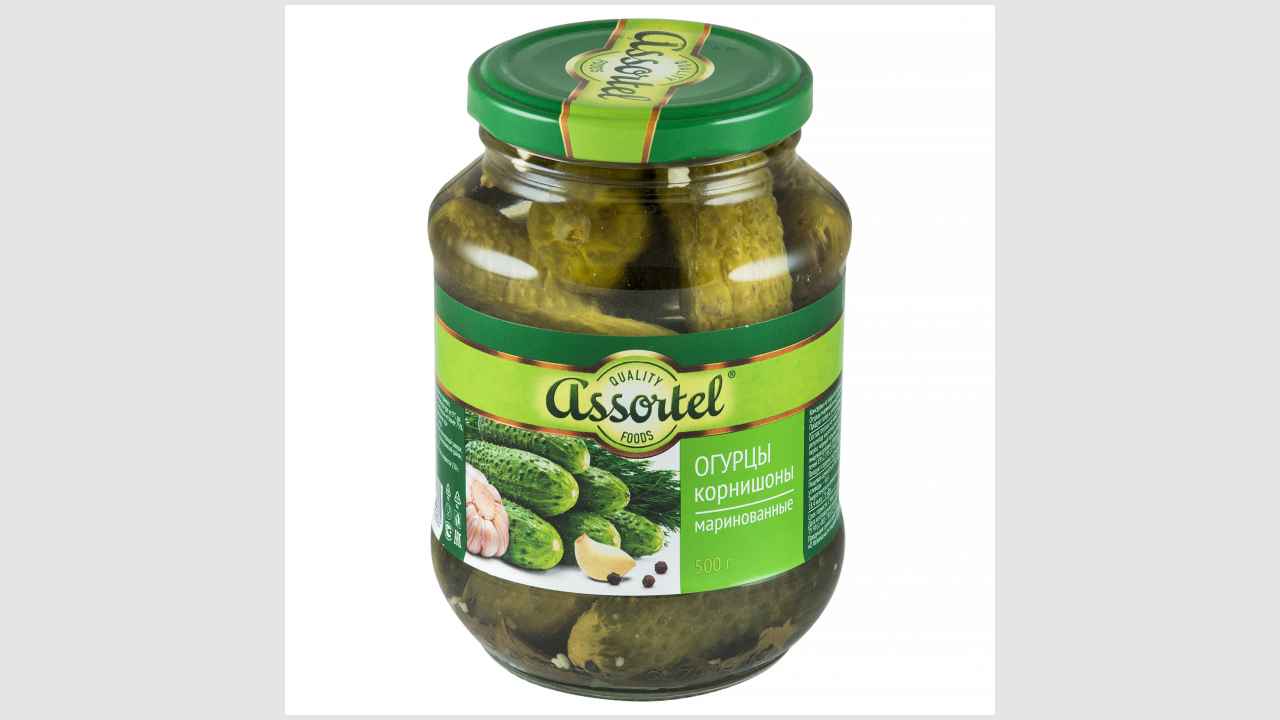 Огурцы корнишоны маринованные