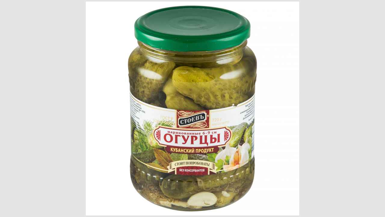 Огурцы маринованные 6-9 см