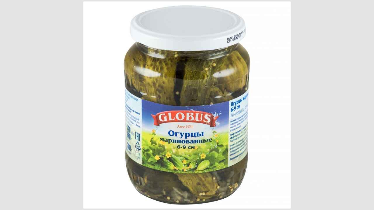 Огурцы маринованные 6-9 см