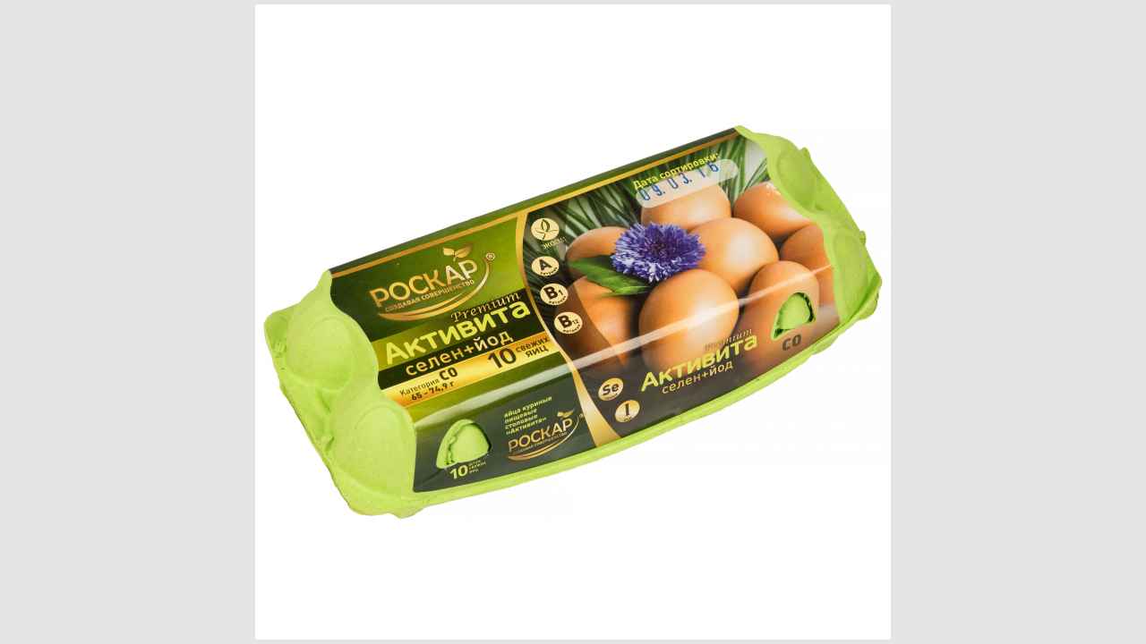 Яйца куриные пищевые столовые «Активита»