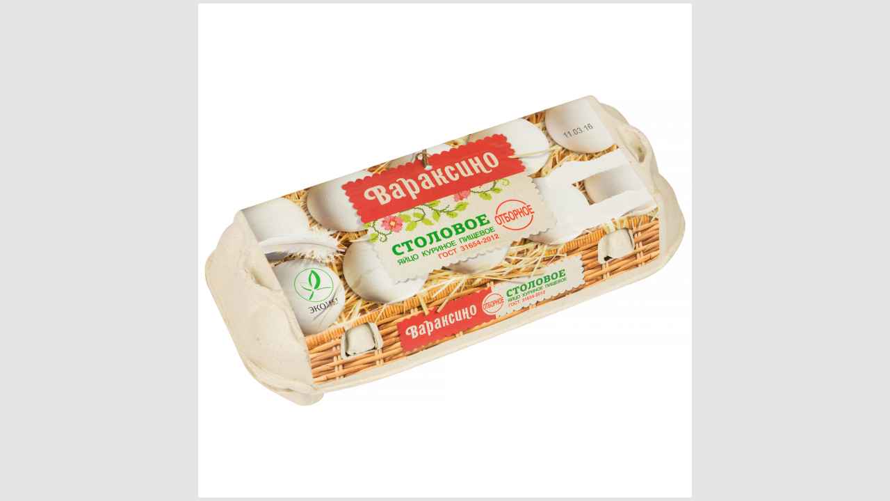 Яйцо куриное, пищевое, столовое, отборное