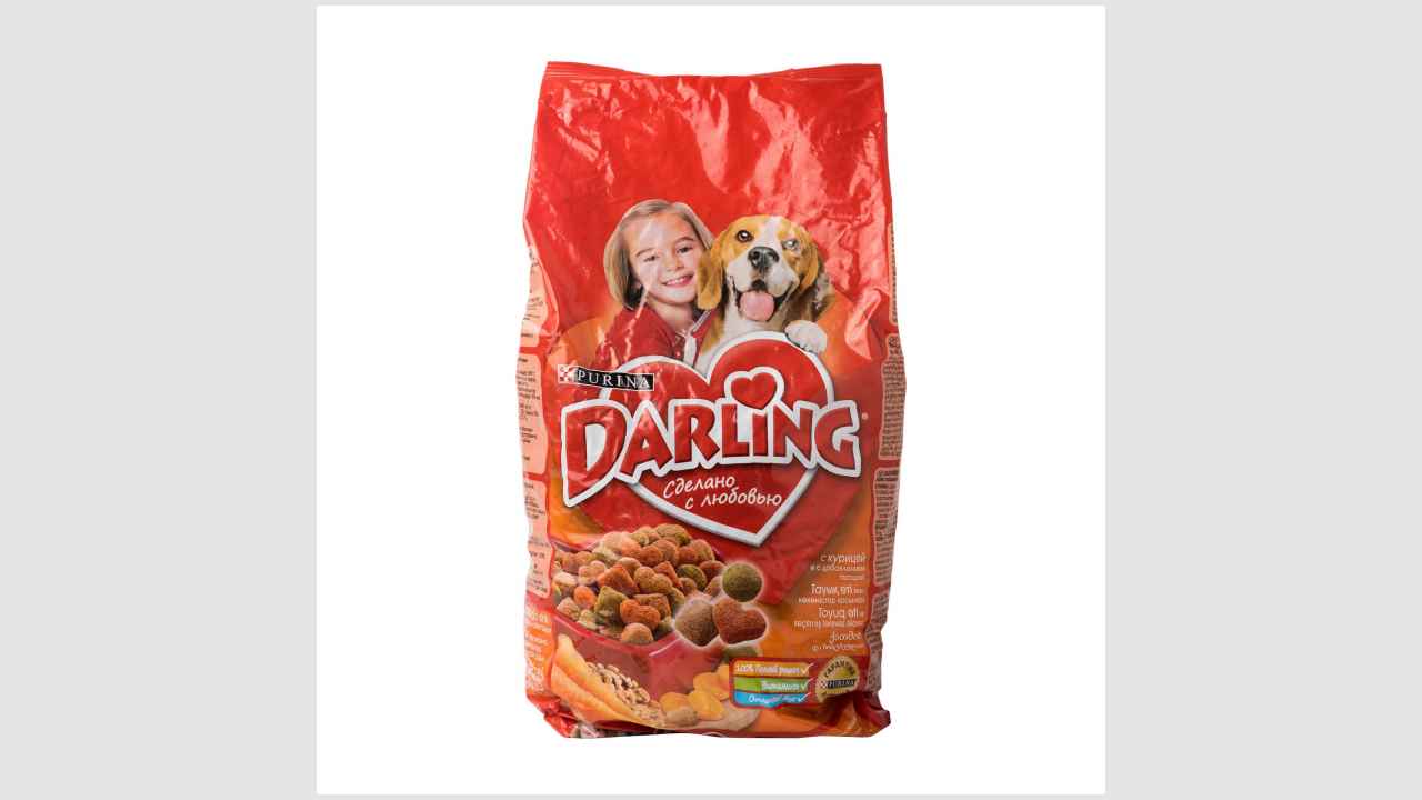 Корм сухой, полнорационный Darling для взрослых собак, с курицей и с добавлением овощей