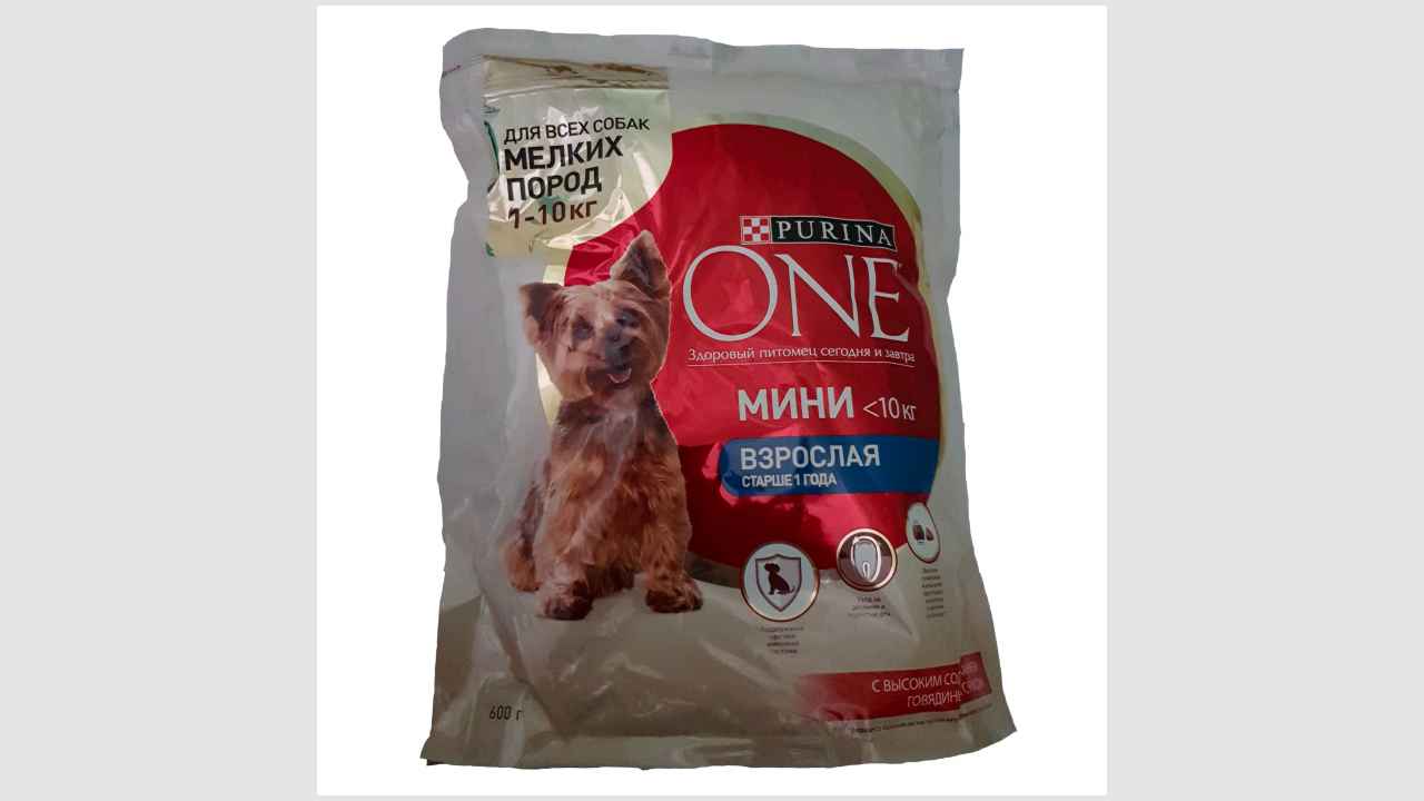 Purina one (Пурина уан) мини, взрослая. Корм сухой, полнорационный, для взрослых собак мелких пород старше одного года