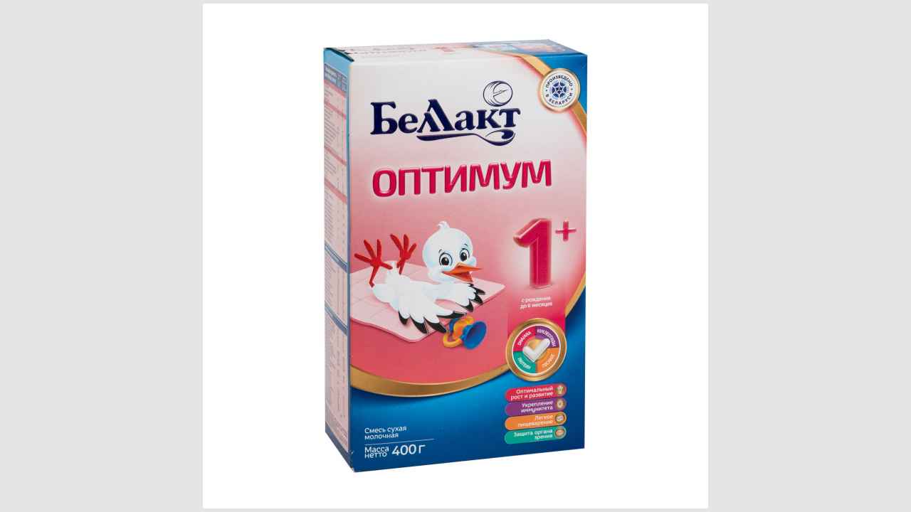 Смесь сухая молочная для питания детей раннего возраста «Беллакт оптимум 1+»