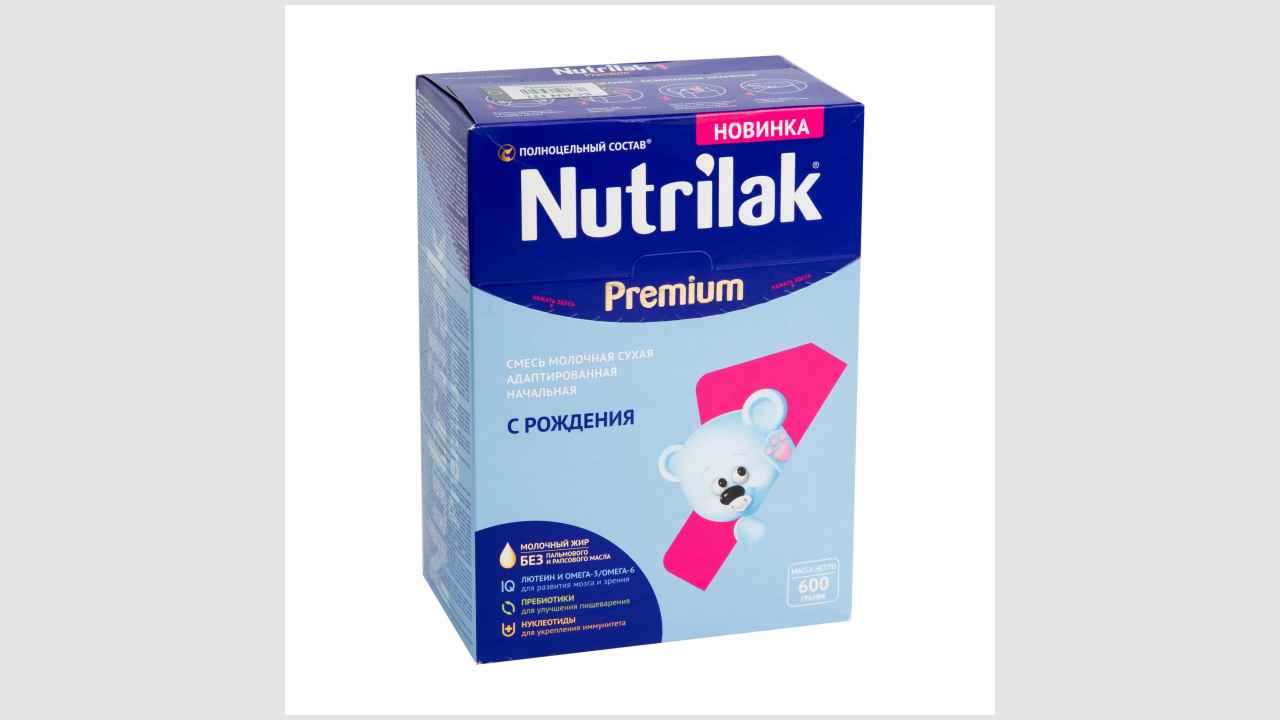Cмесь молочная сухая, адаптированная, начальная, с рождения Nutrilak Premium 1
