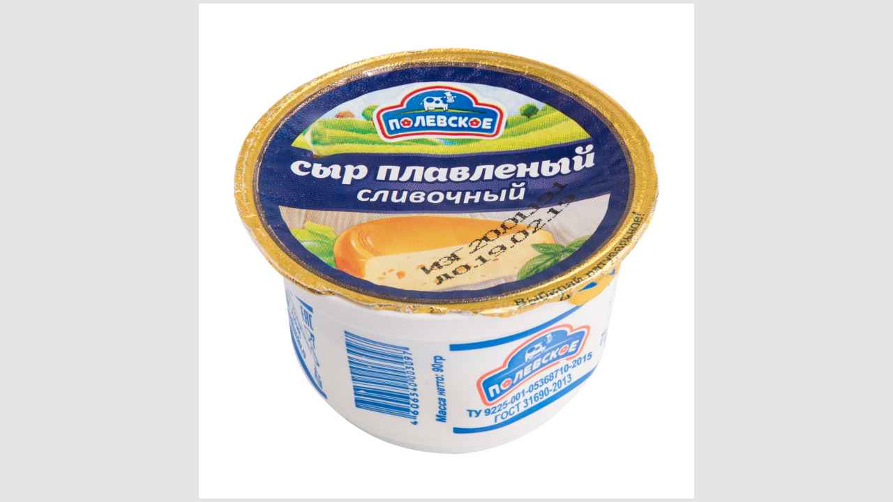 Сыр плавленый, сливочный, пастообразный «Полевское»