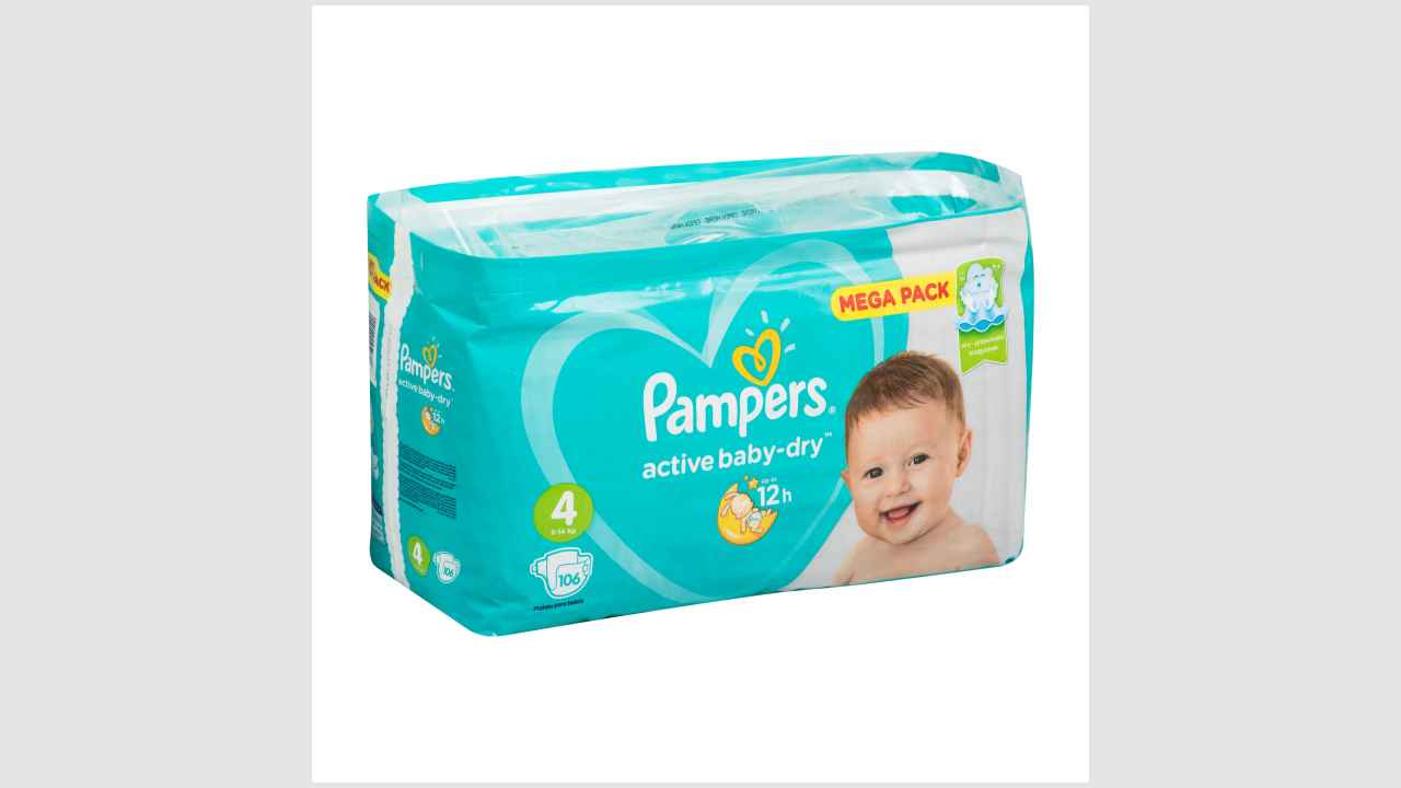 Подгузники Pampers Active Baby-Dry 4, 9-14 кг, 106 шт.
