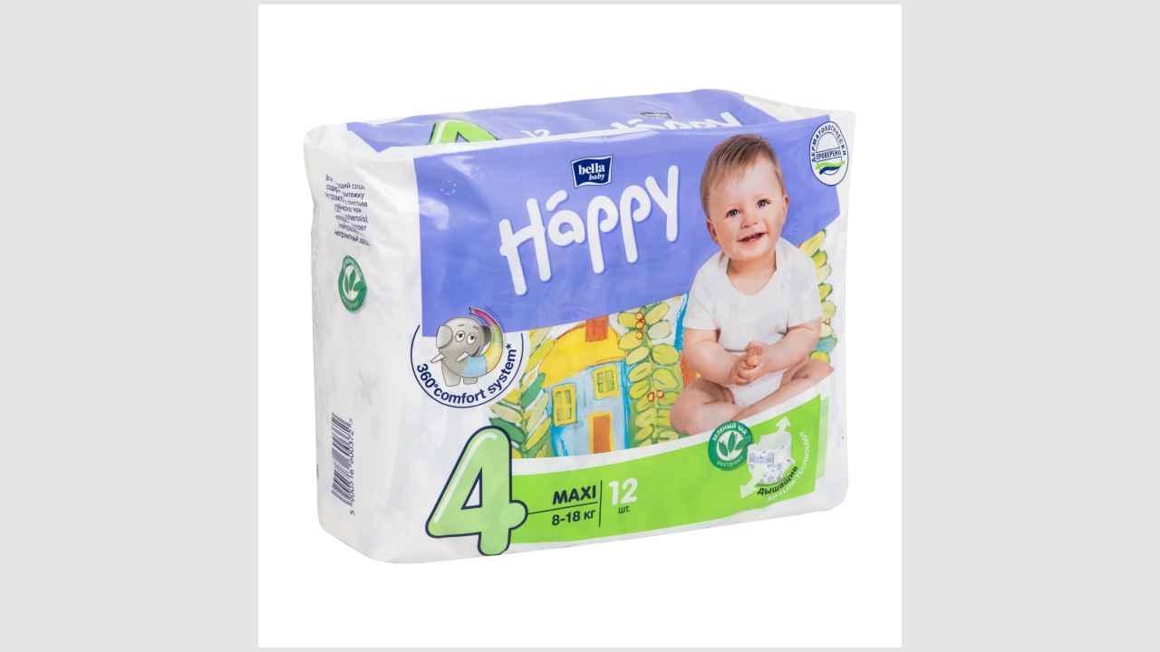 Подгузники гигиенические для детей, марки Bella baby happy в размере Maxi.