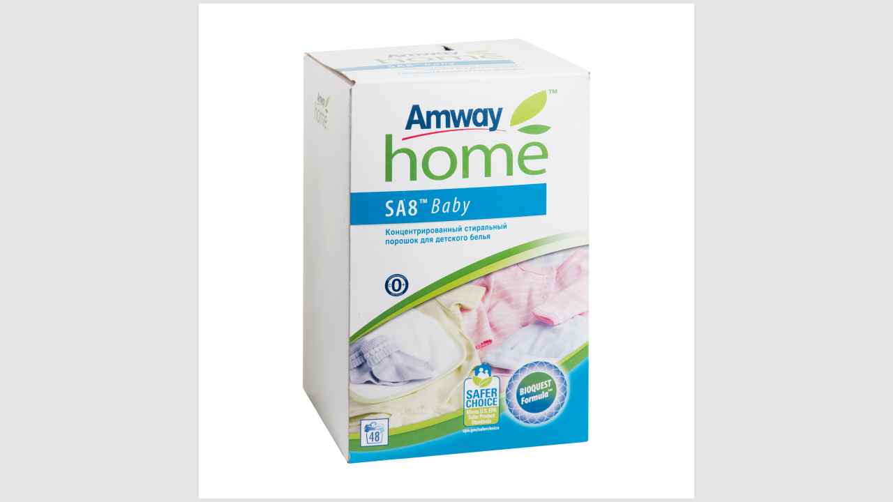 Amway home sa8 baby. Концентрированный стиральный порошок для детского белья 
