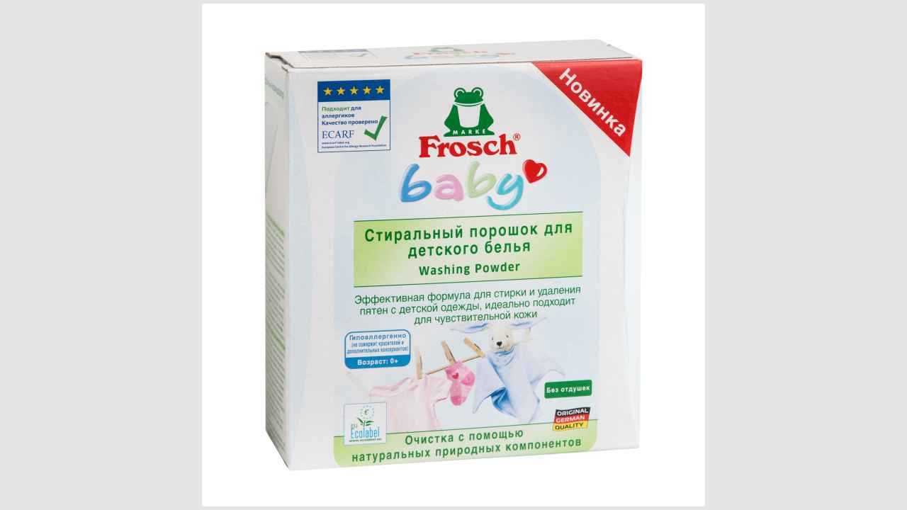 Стиральный порошок для детского белья Frosch baby