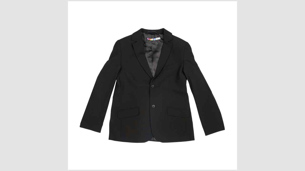 Пиджак для мальчика Desalu. Арт. изд. 6023-035М, черный, гладкий