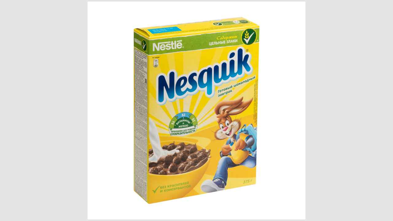 Nesquik. Готовый шоколадный завтрак, обогащенный витаминами и минеральными веществами