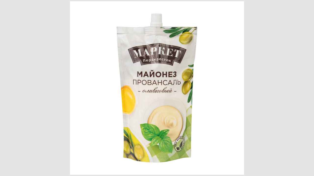 Майонез «Провансаль» классический оливковый с массовой долей жира – 67% «Маркет Перекрёсток»