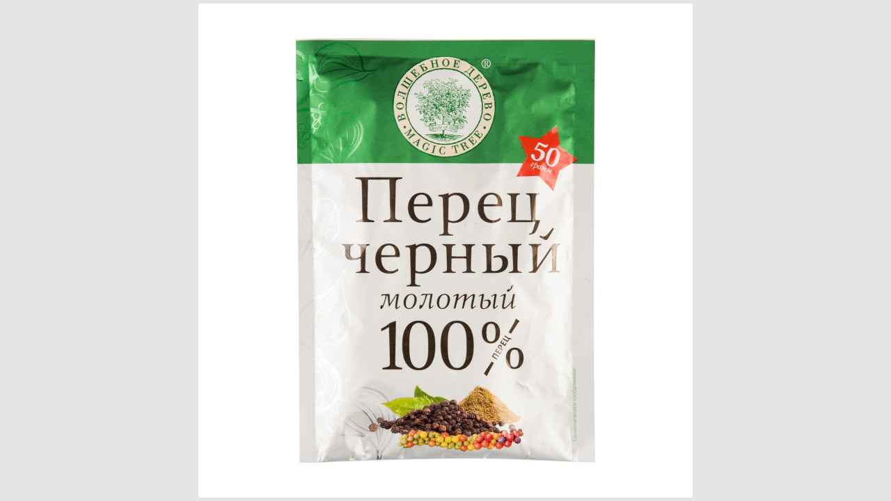 Пряность, перец черный молотый «Волшебное дерево»