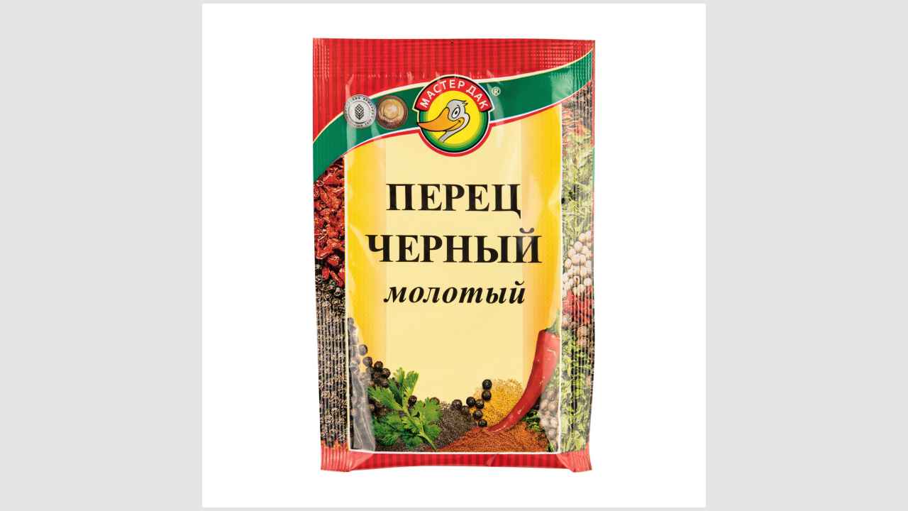 Пряность, перец черный молотый «Мастер Дак»