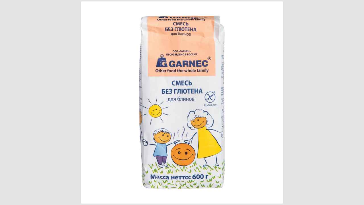 Смесь для блинов, без глютена Garnec