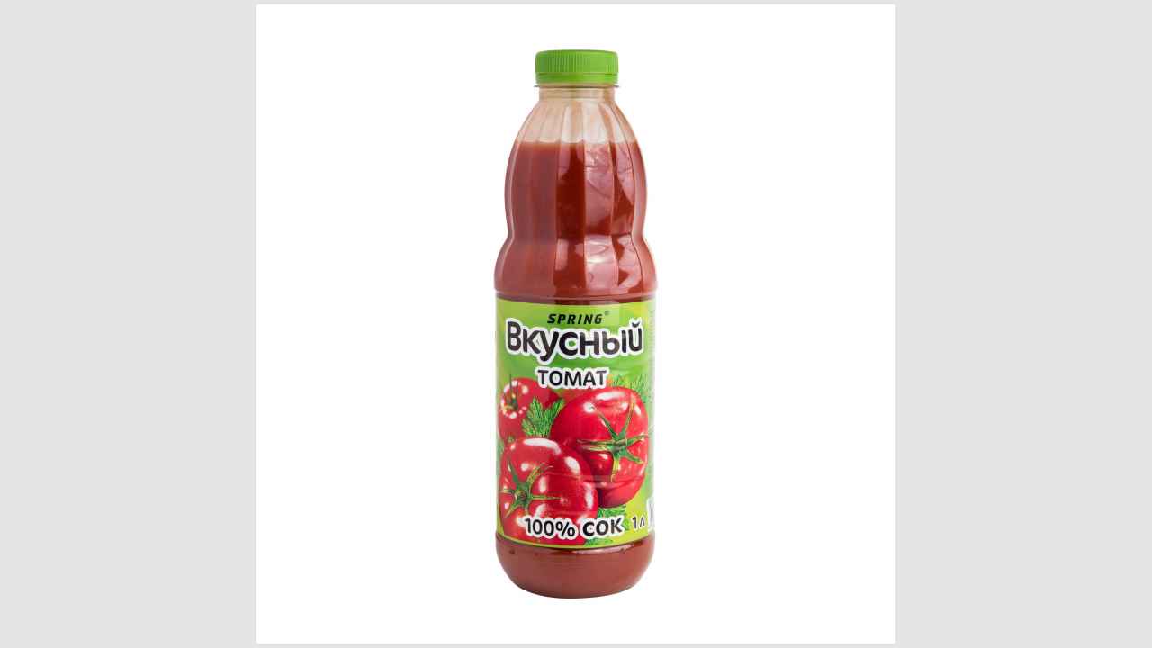 Сок томатный с мякотью «Вкусный». Для питания детей дошкольного (с 3-х лет) и школьного возраста