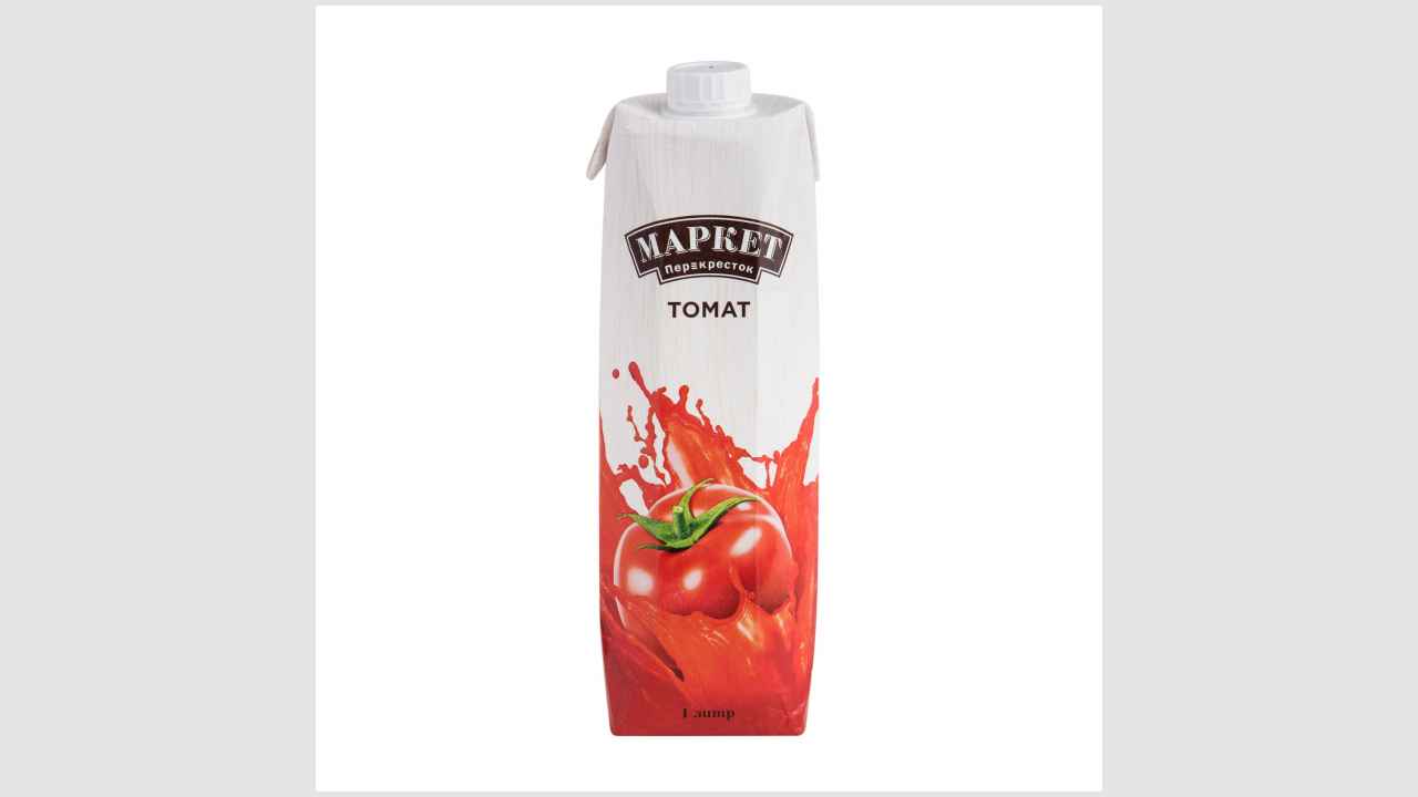 Сок томатный, восстановленный, с мякотью, с солью «Маркет Перекресток»