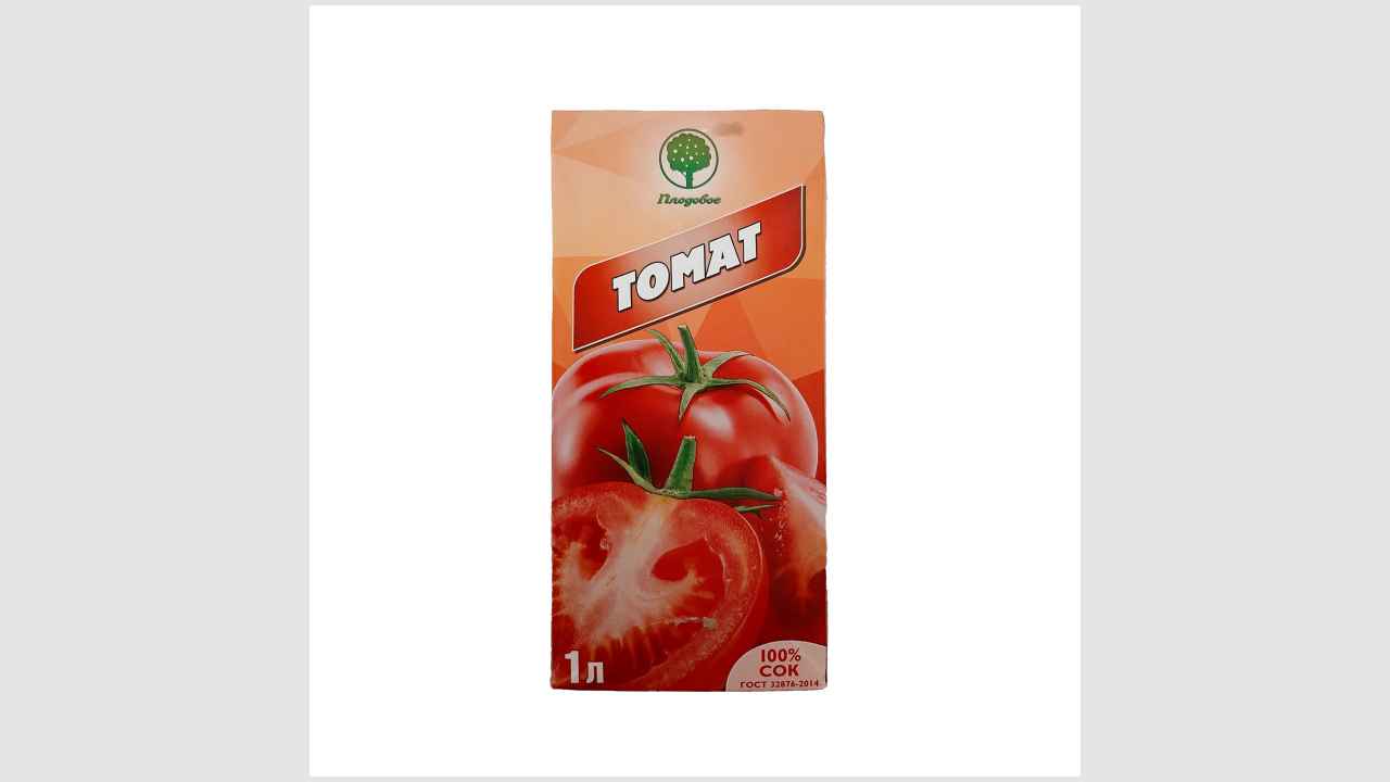 Сок томатный, восстановленный «Плодовое» (регион)