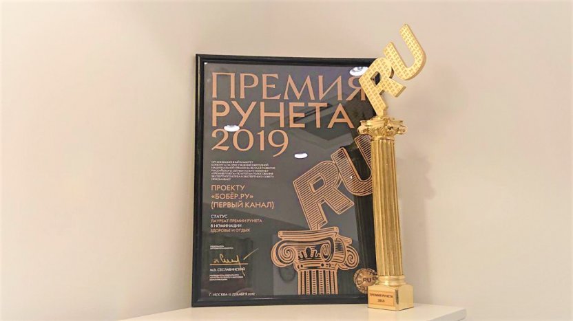 «БОБЁР.РУ» — лауреат Премии Рунета!