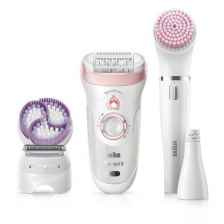Эпилятор Braun 9-975 Silk-epil 9 Beauty Set + эпилятор для лица white