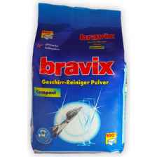 Порошок для посудомоечной машины (ПММ) Bravix 1,8 кг, содержит активный кислород (концентрат)