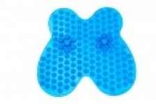 Коврик массажный Bradex "Релакс ми", рефлексологический, для ног, синий, 37,5x37,5x2,5 см