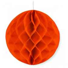 Веселый хоровод Бумажный шар оранжевый