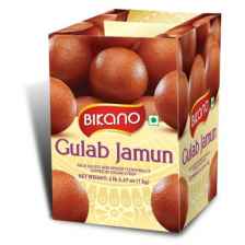 Сладкие молочные шарики “Гулаб Джамун” в сахарном сиропе Bikano , 1 кг