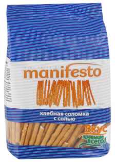 Хлебная соломка Manifesto с солью 50 г