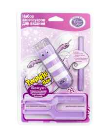 Набор аксессуаров для вязания "Twinkle Bee", цвет: сиреневый