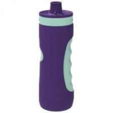 Бутылка пластиковая спортивная, 680 мл, цвет: лиловый