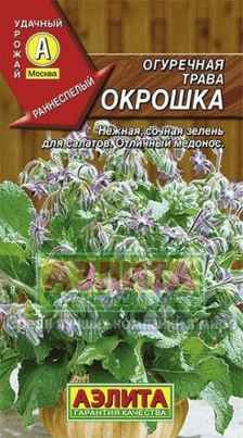 Семена. Огуречная трава "Окрошка" (вес: 0.5 г)