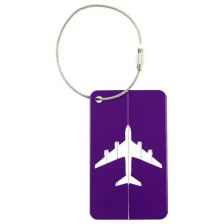 Бирка для багажа verona Plane, фиолетовый