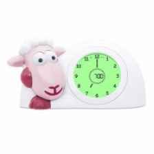 Часы-будильник для тренировки сна ZAZU "Ягнёнок Сэм (SAM)", цвет: розовый