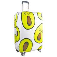 Чехол для чемодана PROFFI Travel "Счастливый авокадо" L, Принт