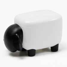 Контейнер для мелочей "Sheepshape", цвет: белый, черный