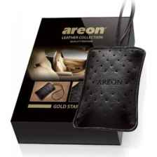 Ароматизатор автомобильный Areon ''Золотая коллекция'' Leather Collection Gold Star