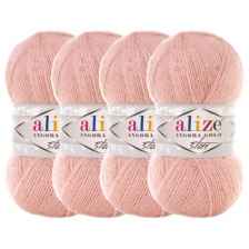 Пряжа Alize Angora Gold Star, 17 % шерсть, 67 % акрил, 11 % полиэстер, 100 г, 410 м, 4 шт., 399 пудра