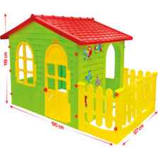 Домик с забором-садовый Mochtoys (10498)