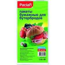 Пакеты для хранения Paclan бумажные, для бутербродов 18х25,5 см, 25 шт