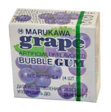 Жевательная резинка Marukawa вкус виноград