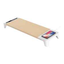 Подставка-док станция XtremeMac "Wooden Stand with Wireless Charging", 10W