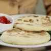 Картофельные лепёшки с аджикой